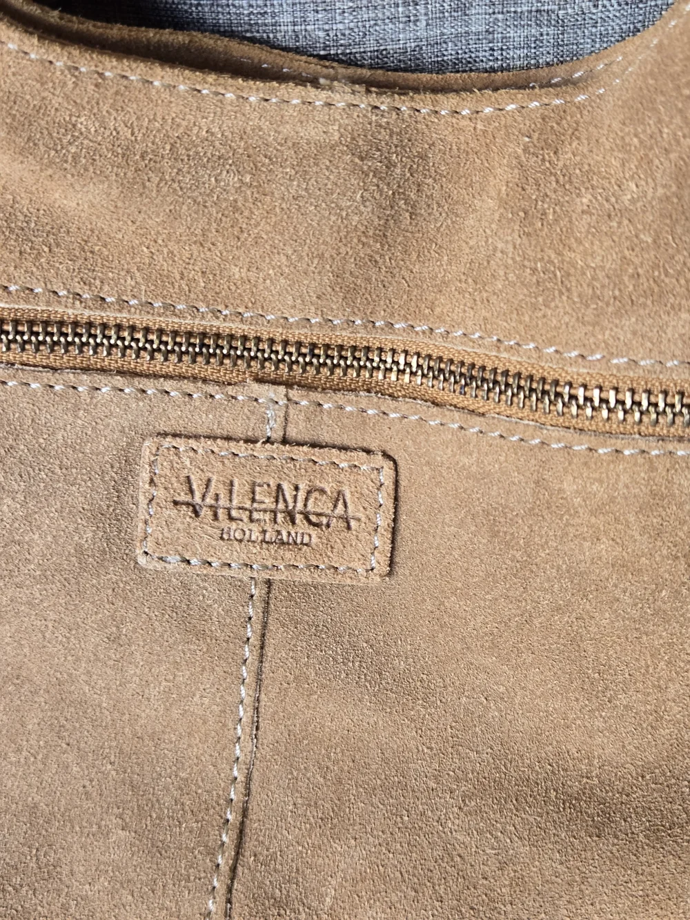 Vilenca Holland 100% Genuine Leather Suede Hobo Shoulder Bag Light Tan – NWT